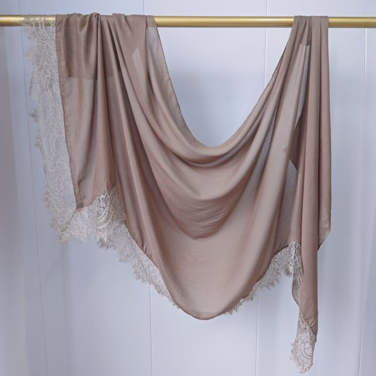 Modal Cotton Lace Hijab