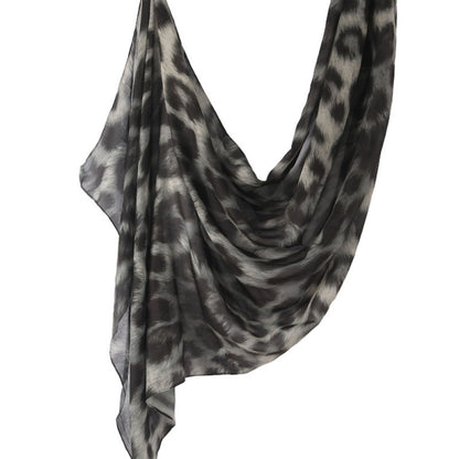 Cross-border hot selling watercolor painting series modal cotton shawl satin print scarf ethnic headscarf women's scarf