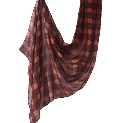 Cross-border hot selling watercolor painting series modal cotton shawl satin print scarf ethnic headscarf women's scarf
