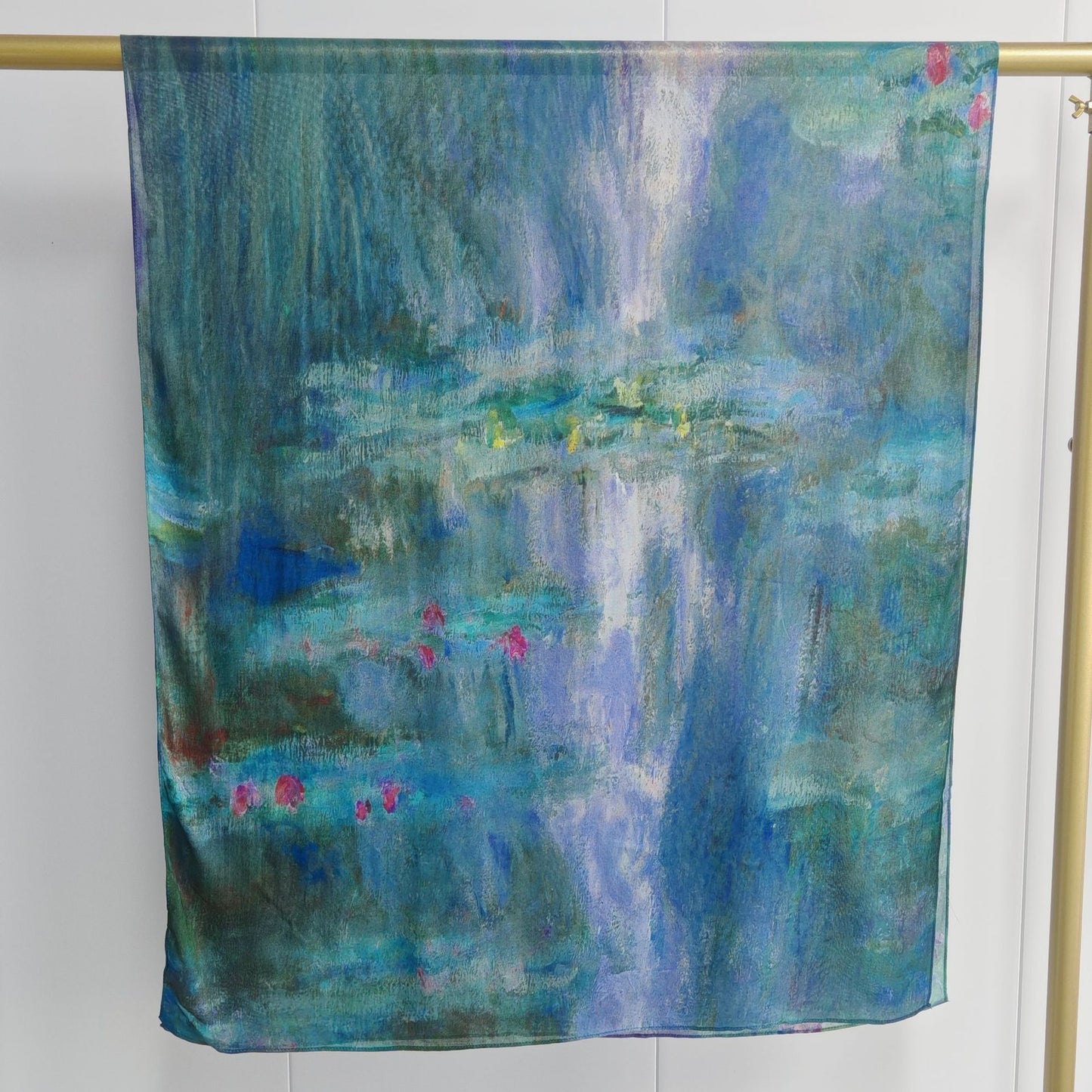 [Modal 40-count double-sided print] Modal print bohemian fashion watercolor marble print