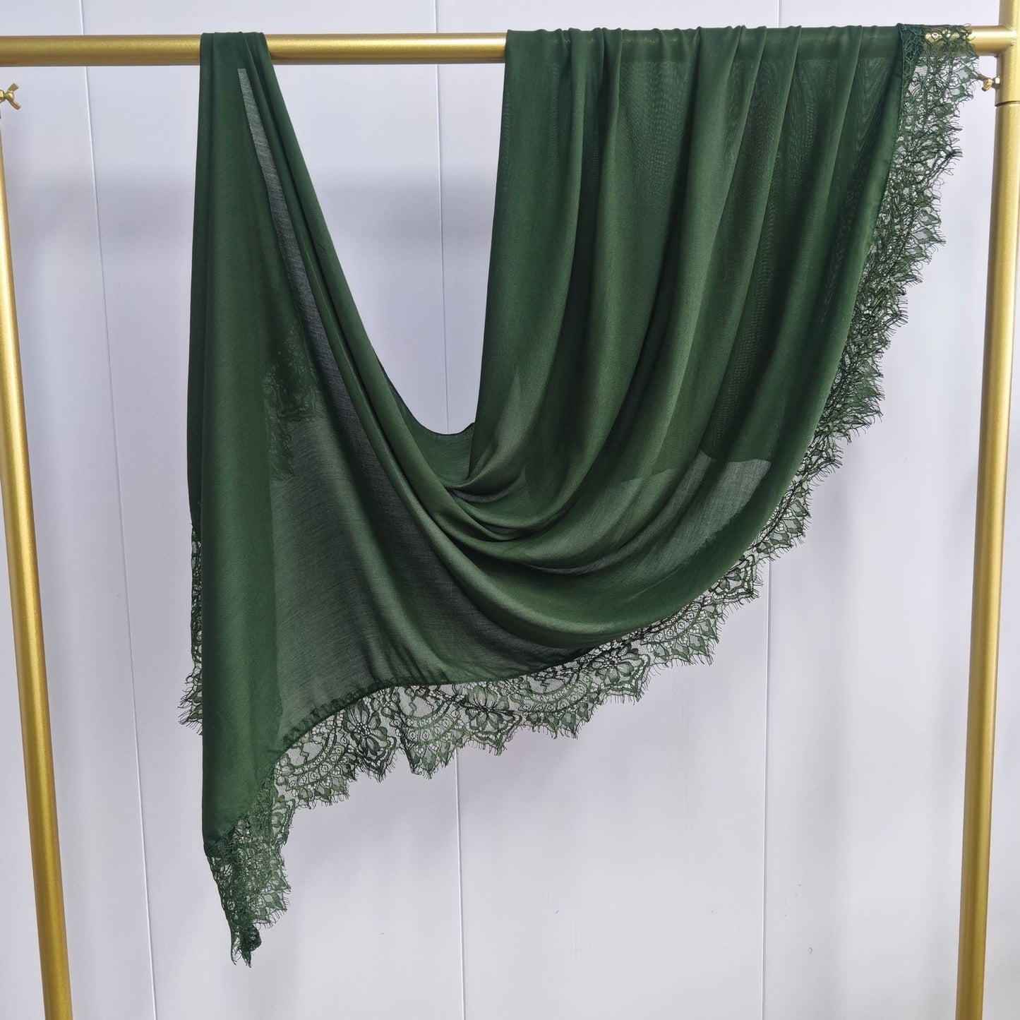 Modal cotton lace hijab