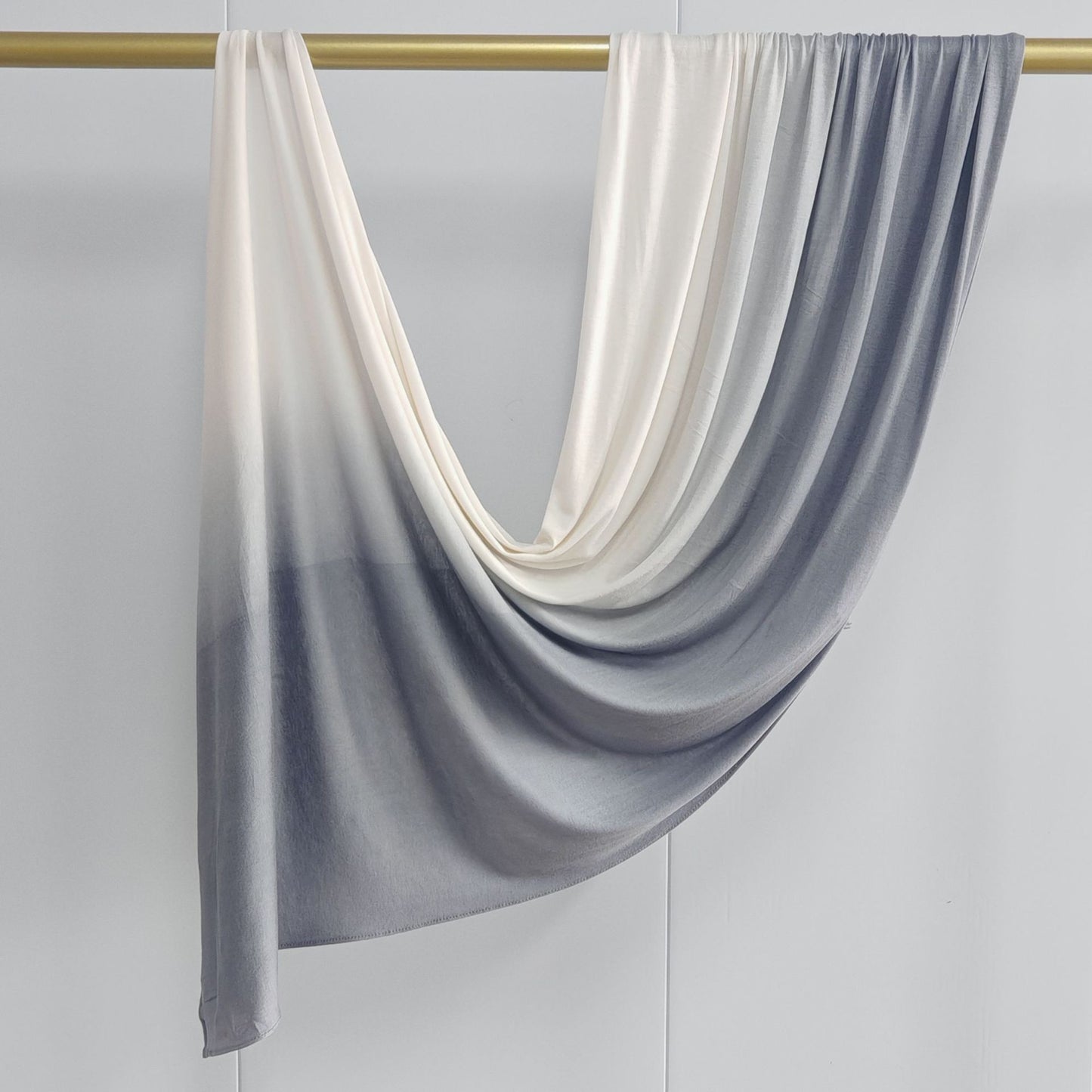 [Glossy cotton gradient double-sided gradient] cross-border new product high-quality silk towel Ombré Jersey Hijab