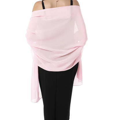 Cross-border soft chiffon scarves and evening dresses wedding shawls bridal scarves women's silk scarves travel sunscreen scarves