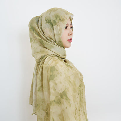 Modal cotton patterned hijab
