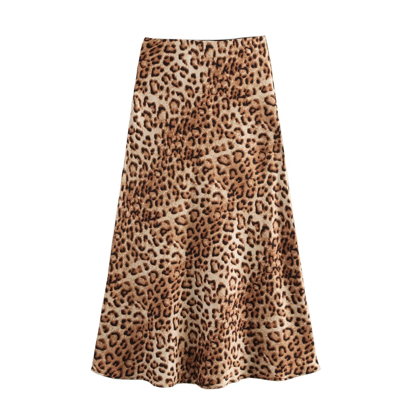 ZR Foreign Trade Wholesale European and American Style Women's New Temperament High-waisted Printed Mermaid Skirt Elasticated Long Skirt