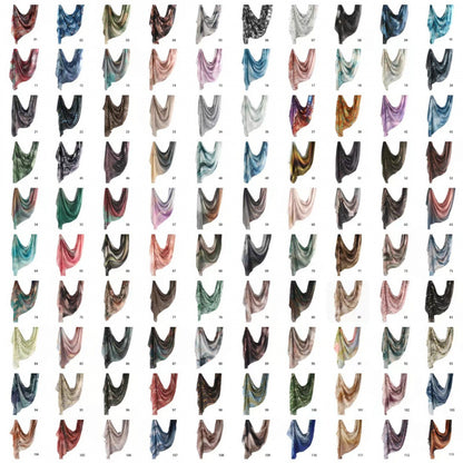 Cross-border hot selling watercolor painting series modal cotton shawl satin print scarf ethnic headscarf women's scarf