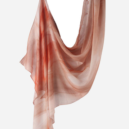 Cross-border hot selling watercolor painting series modal cotton shawl satin print scarf ethnic headscarf women's scarf