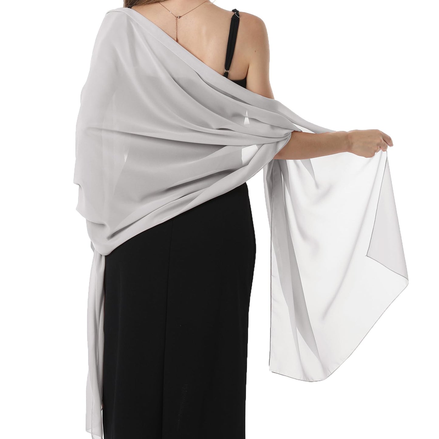 Cross-border soft chiffon scarves and evening dresses wedding shawls bridal scarves women's silk scarves travel sunscreen scarves