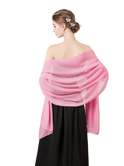 Cross-border soft chiffon scarves and evening dresses wedding shawls bridal scarves women's silk scarves travel sunscreen scarves