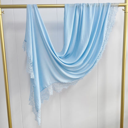 Modal cotton lace hijab