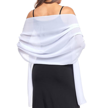 Cross-border soft chiffon scarves and evening dresses wedding shawls bridal scarves women's silk scarves travel sunscreen scarves
