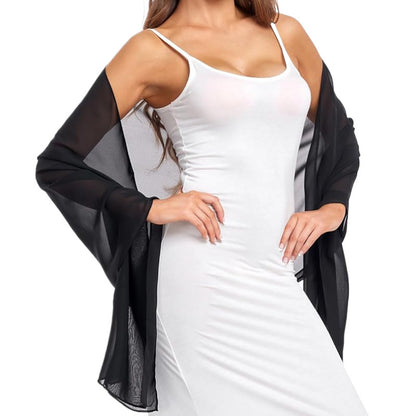 Cross-border soft chiffon scarves and evening dresses wedding shawls bridal scarves women's silk scarves travel sunscreen scarves
