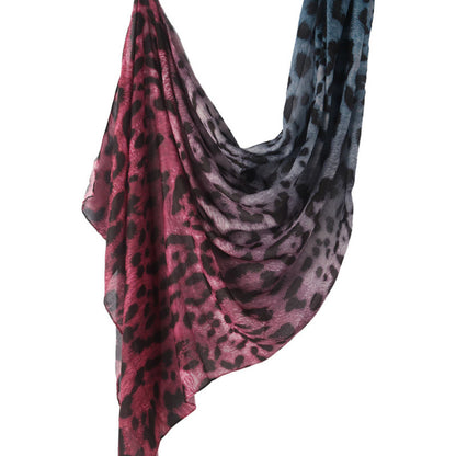 Cross-border hot selling watercolor painting series modal cotton shawl satin print scarf ethnic headscarf women's scarf
