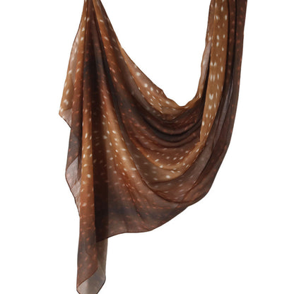 Cross-border hot selling watercolor painting series modal cotton shawl satin print scarf ethnic headscarf women's scarf