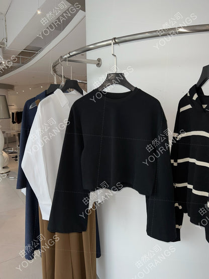 (New Store Benefits) [Loss 55 80] Beautiful and stylish FR combed cotton Japanese sleeve striped T-shirt and vest