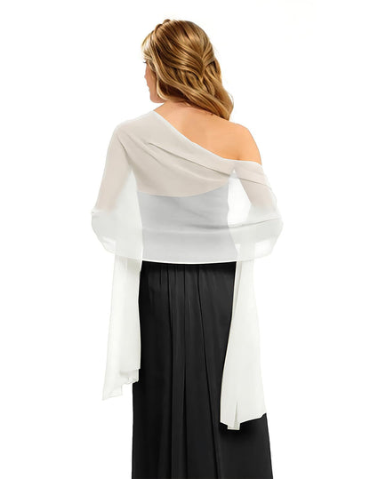 Cross-border soft chiffon scarves and evening dresses wedding shawls bridal scarves women's silk scarves travel sunscreen scarves