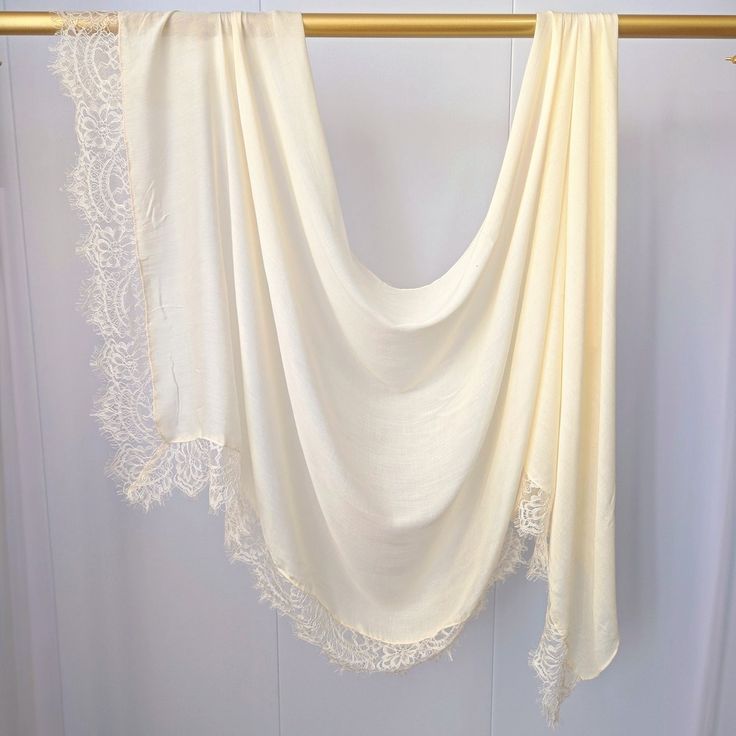 Modal cotton lace modal hijab