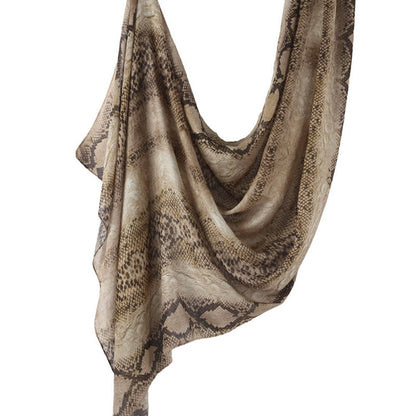 Cross-border hot selling watercolor painting series modal cotton shawl satin print scarf ethnic headscarf women's scarf