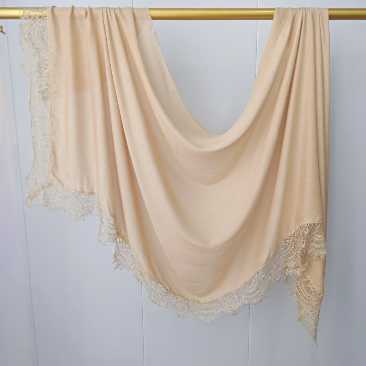 Modal Cotton Lace Hijab