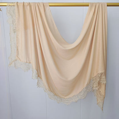 Modal Cotton Lace Hijab