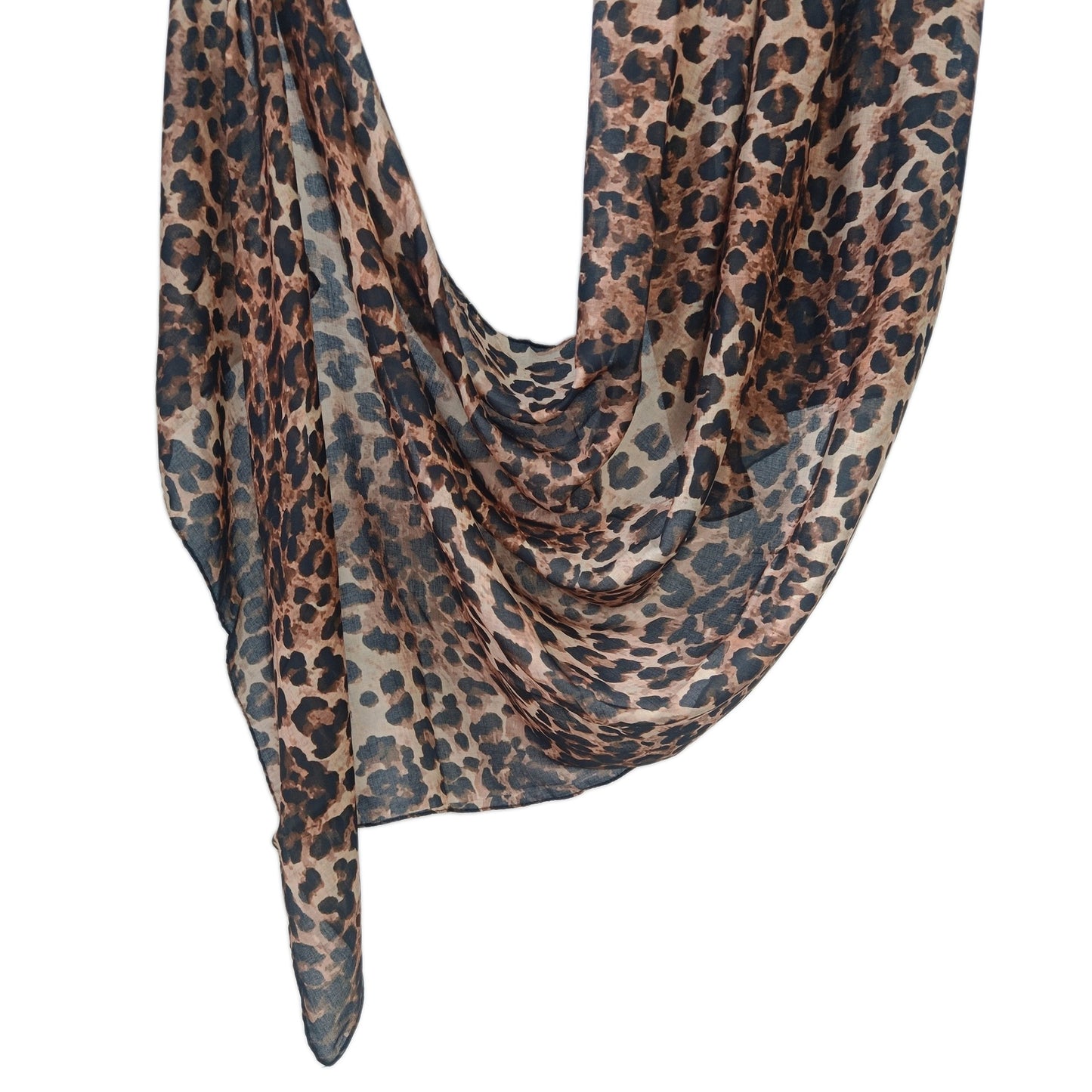 [Polyester Cotton Printing] cross-border hot selling watercolor series printed scarf double-sided penetration soft surrounding tie-dye east end
