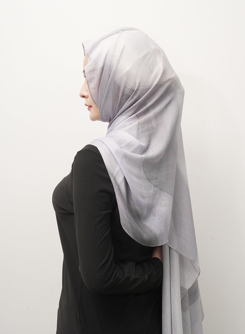 Modal cotton patterned hijab