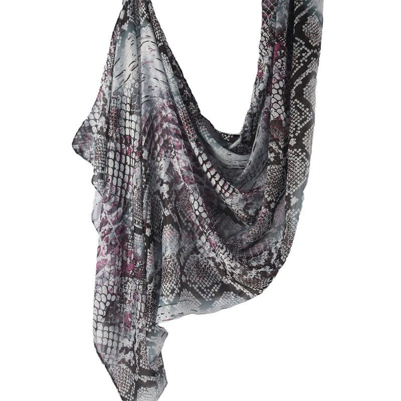 Cross-border hot selling watercolor painting series modal cotton shawl satin print scarf ethnic headscarf women's scarf
