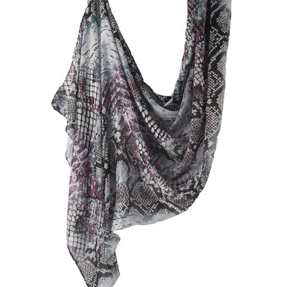 Cross-border hot selling watercolor painting series modal cotton shawl satin print scarf ethnic headscarf women's scarf
