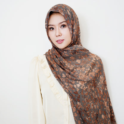 Modal cotton patterned hijab