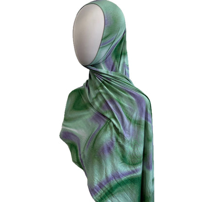 Double-sided Printed Jersey Cotton Hijab