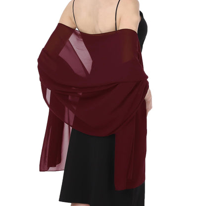 Cross-border soft chiffon scarves and evening dresses wedding shawls bridal scarves women's silk scarves travel sunscreen scarves