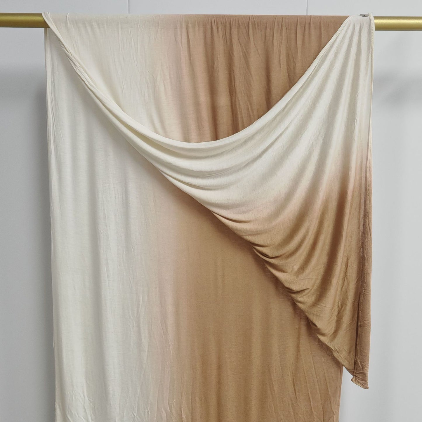 [Glossy cotton gradient double-sided gradient] cross-border new product high-quality silk towel Ombré Jersey Hijab