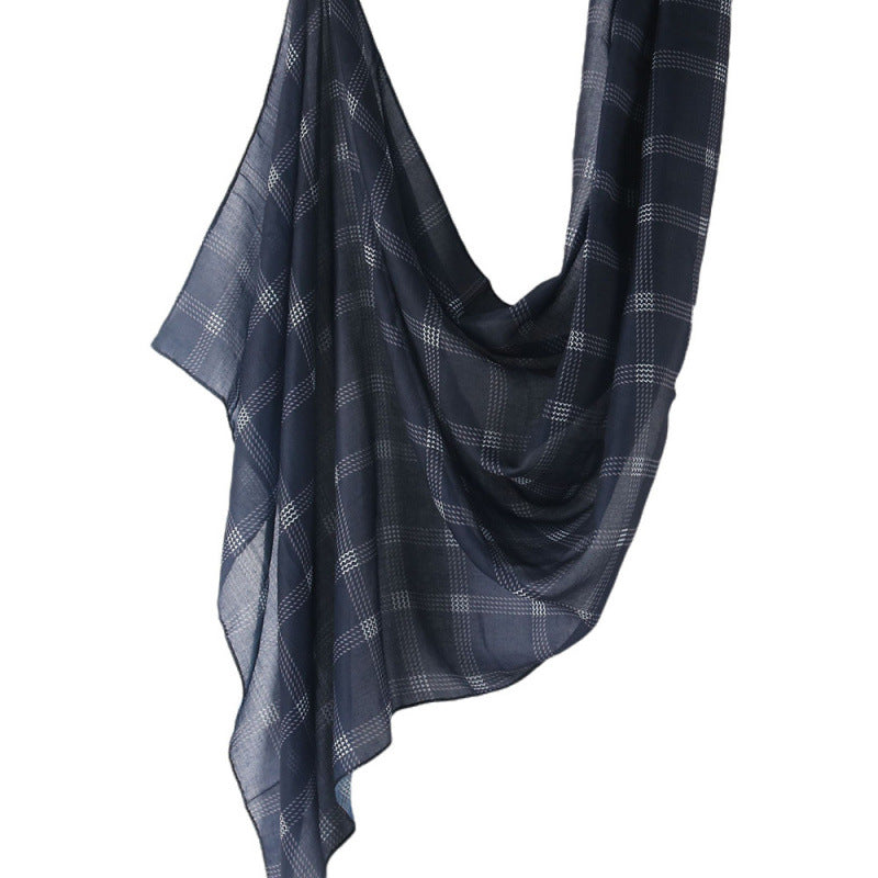 Cross-border hot selling watercolor painting series modal cotton shawl satin print scarf ethnic headscarf women's scarf