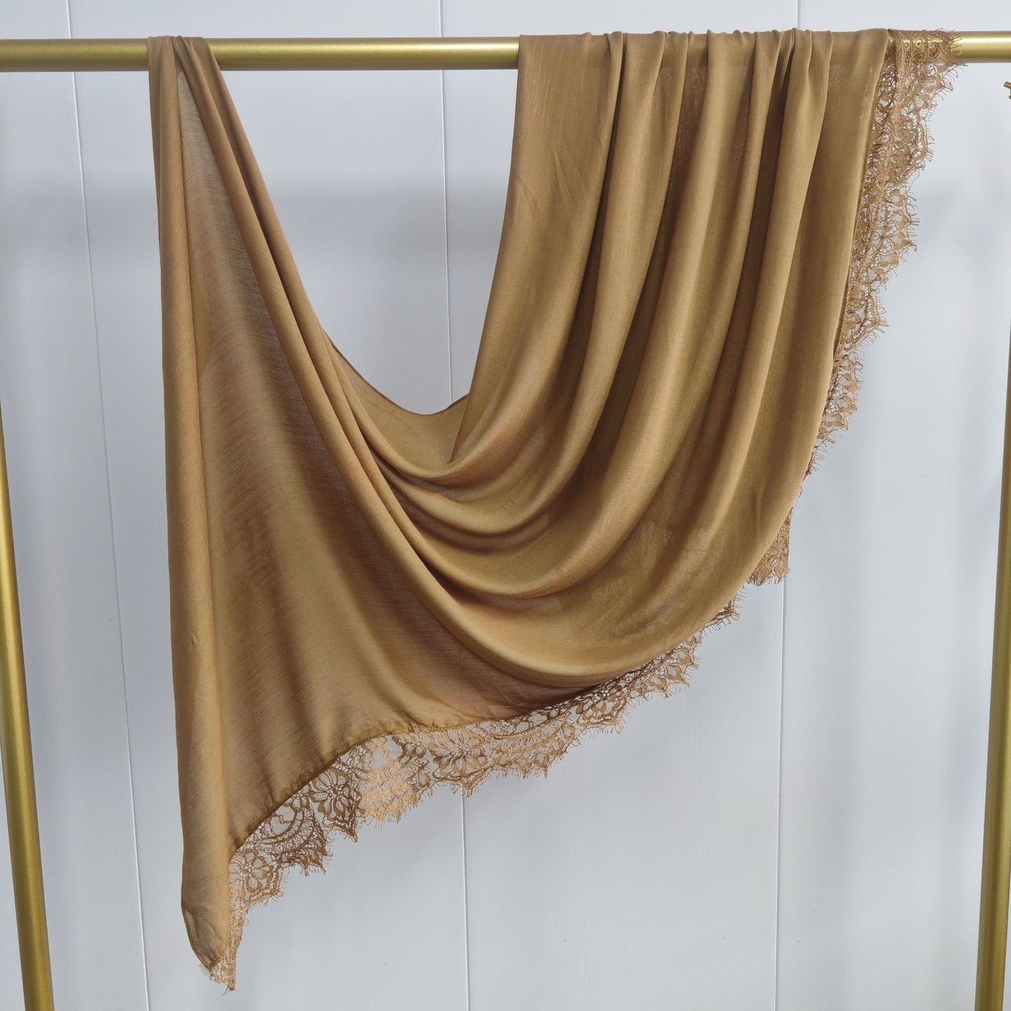 Modal cotton lace hijab