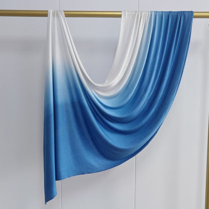 [Glossy cotton gradient double-sided gradient] cross-border new product high-quality silk towel Ombré Jersey Hijab