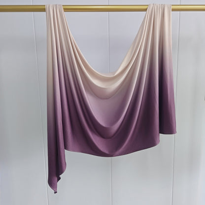 Premium liquid jersey gradient hijab