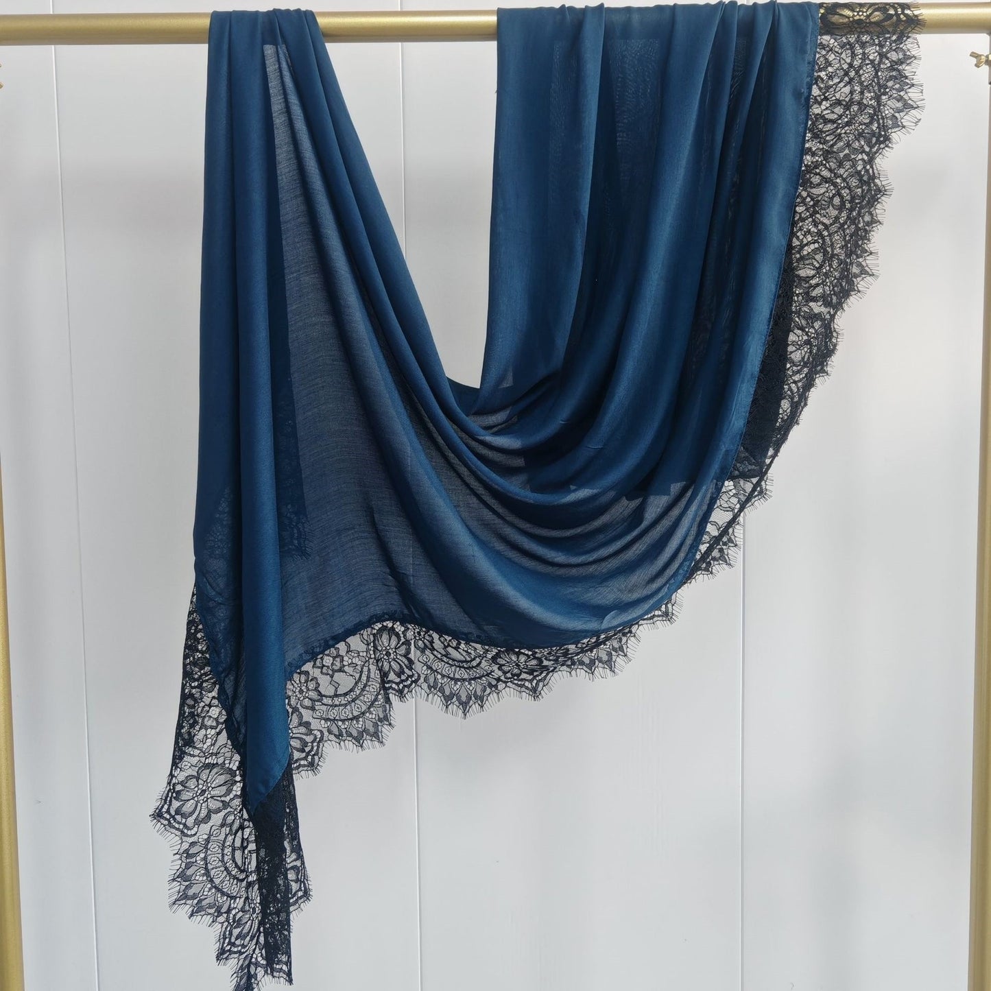 Modal cotton lace hijab