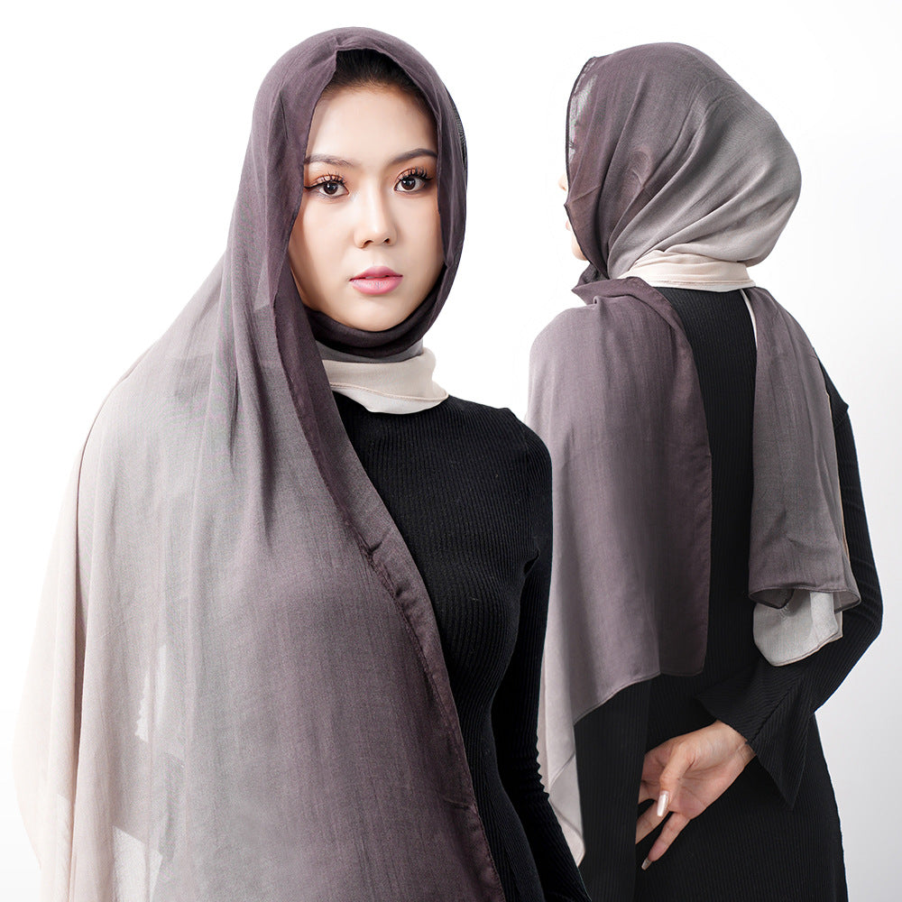 Modal cotton patterned hijab