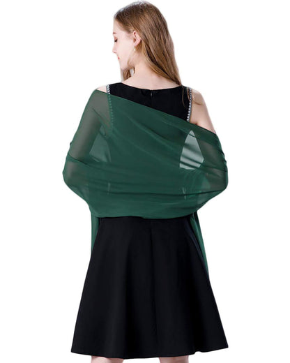 Cross-border soft chiffon scarves and evening dresses wedding shawls bridal scarves women's silk scarves travel sunscreen scarves