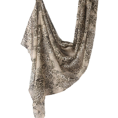 Cross-border hot selling watercolor painting series modal cotton shawl satin print scarf ethnic headscarf women's scarf
