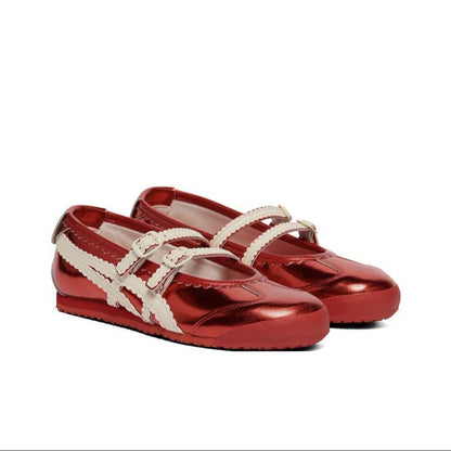 Foreign trade original single Onizuka Tiger MEXICO66 Mary Jane TGRS ballet style couple casual retro pedal
