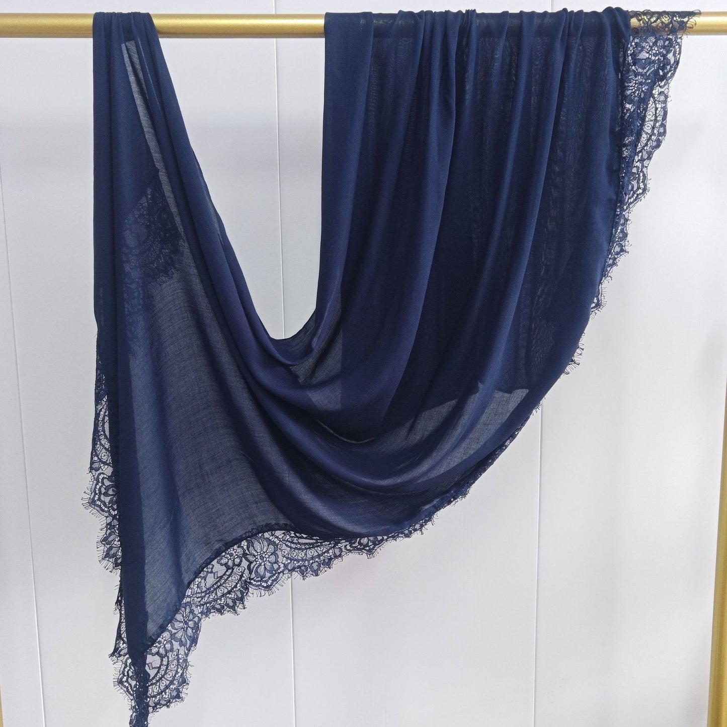Modal cotton lace hijab