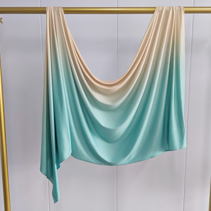 Premium liquid jersey gradient hijab