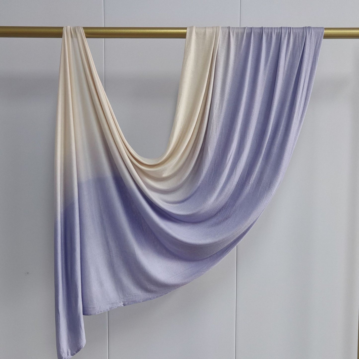 [Glossy cotton gradient double-sided gradient] cross-border new product high-quality silk towel Ombré Jersey Hijab