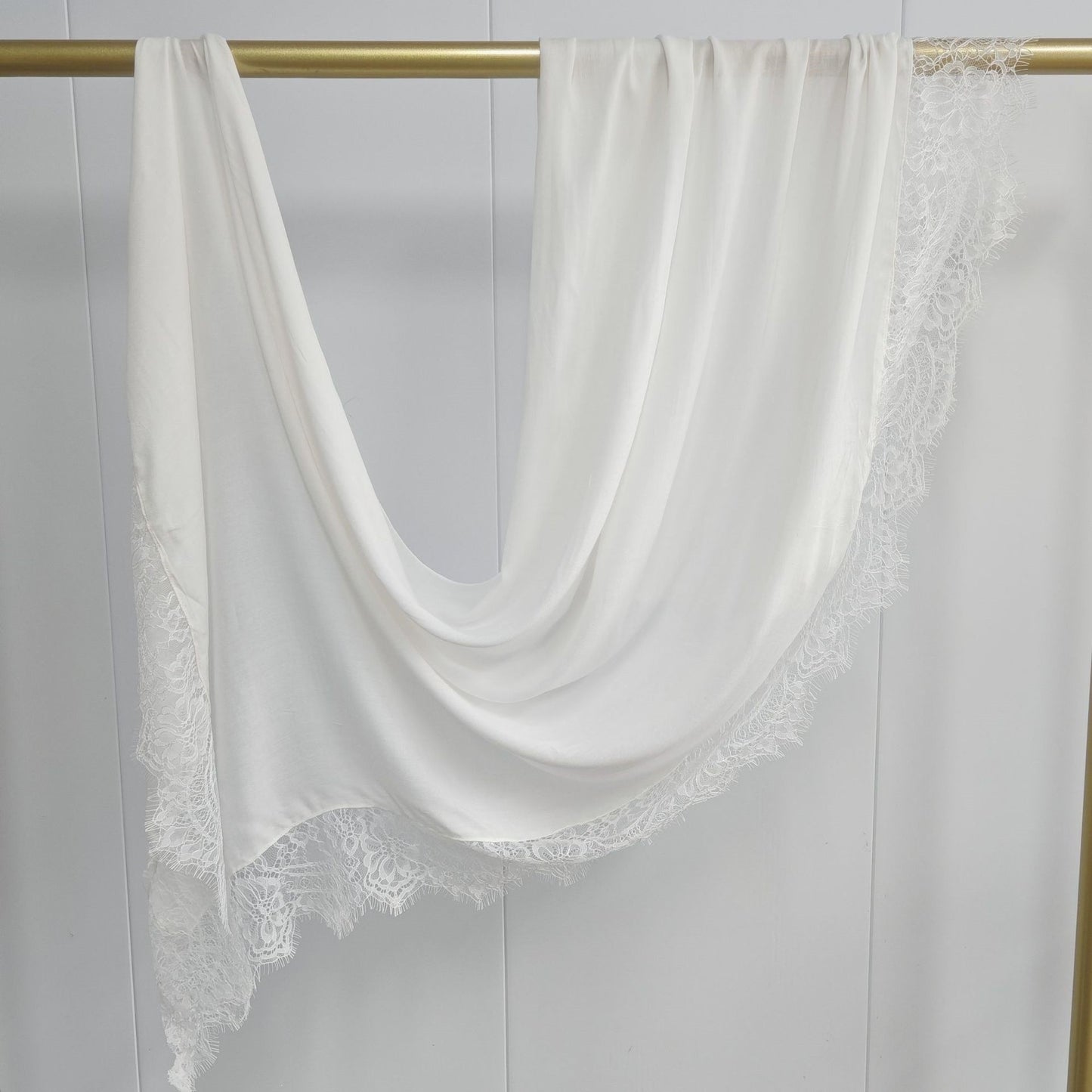 Modal cotton lace hijab