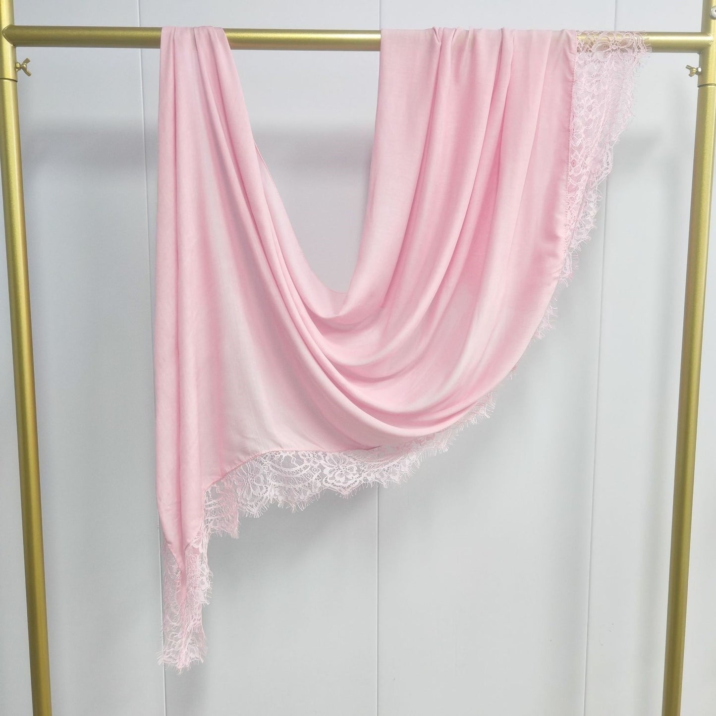 Modal cotton lace hijab