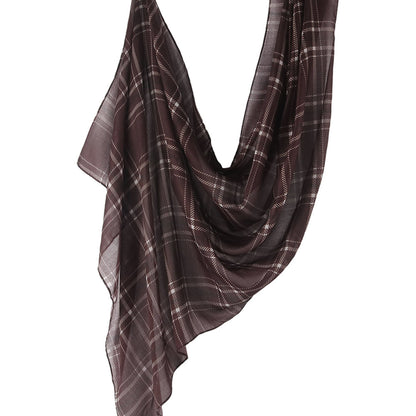 Best-selling Malaysian headscarf printed plaid soft breathable shawl popular European and American scarf in stock