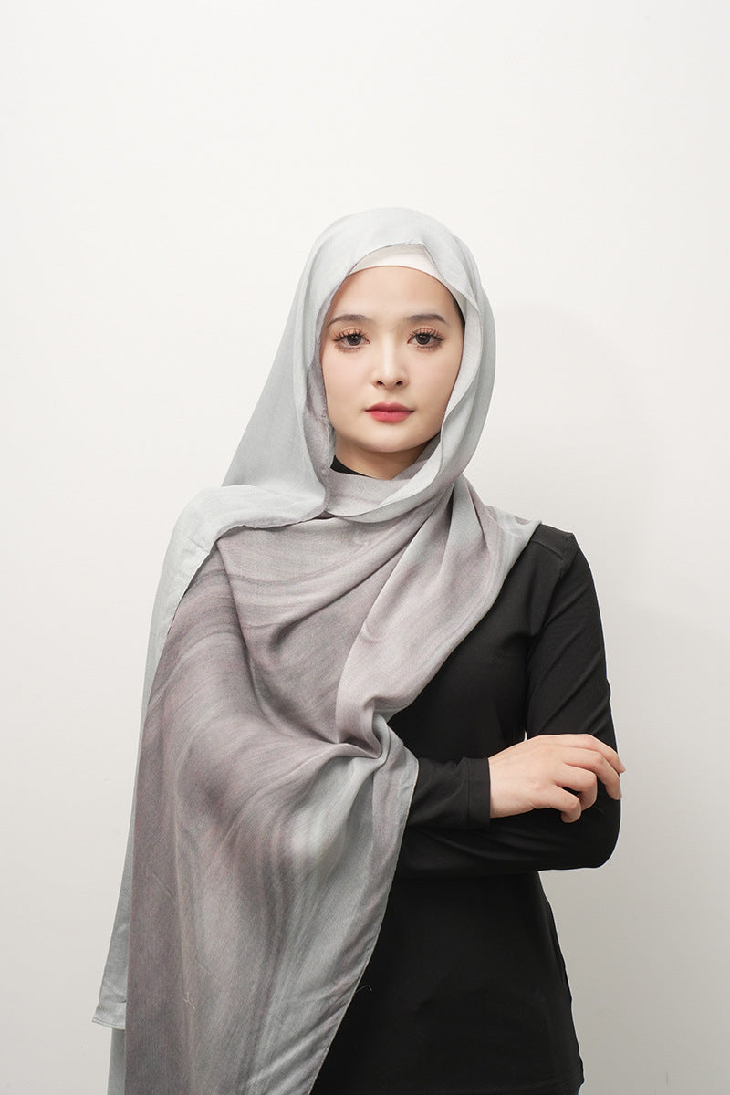 Modal cotton patterned hijab