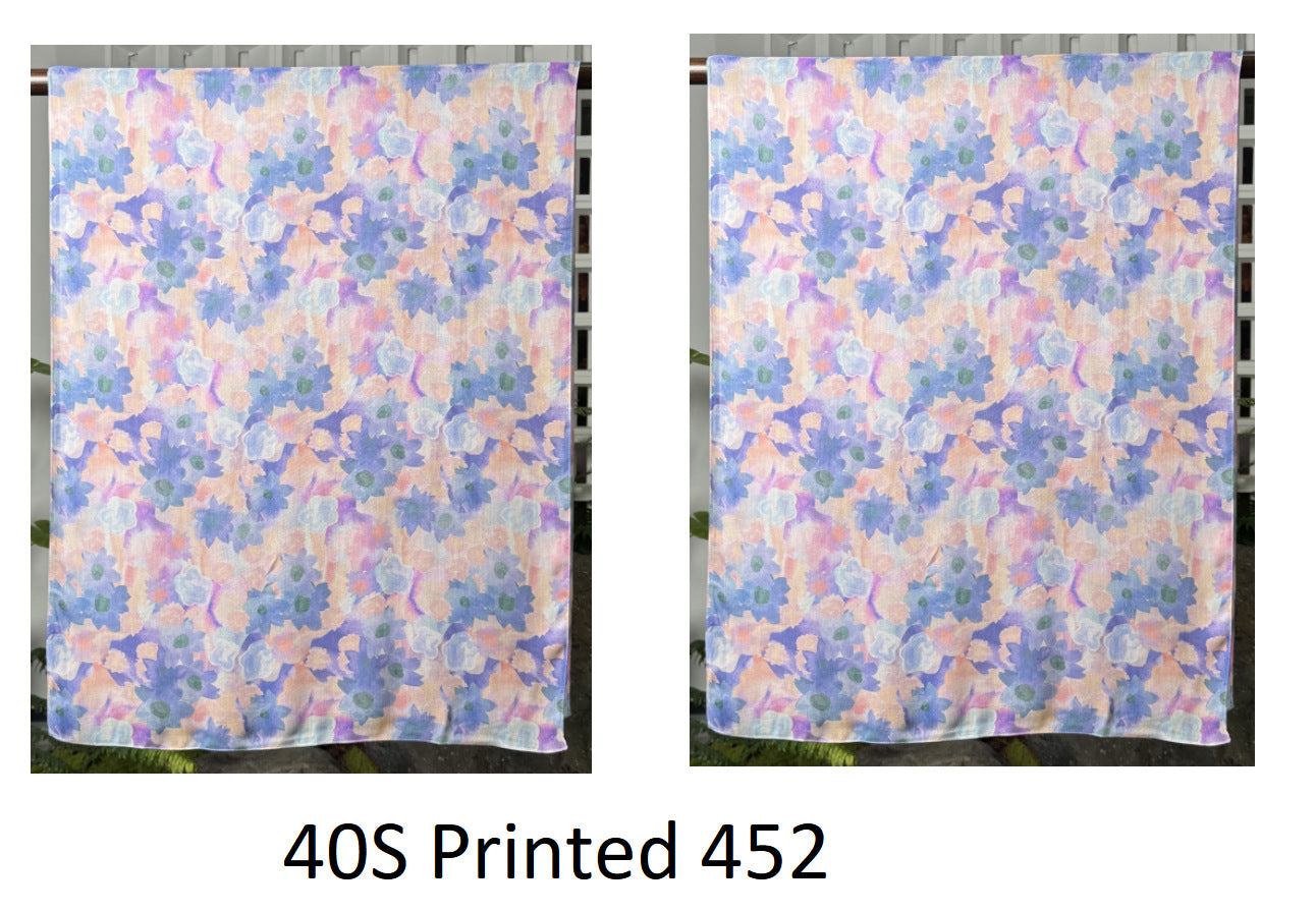Modal cotton patterned hijab