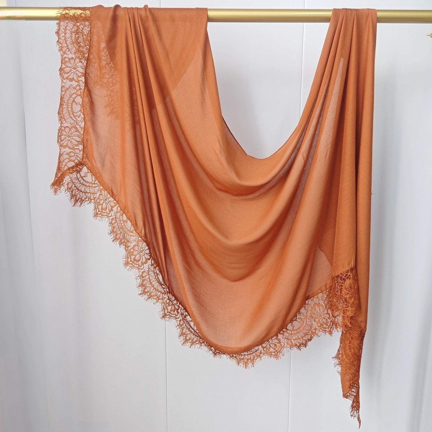 Modal cotton lace modal hijab